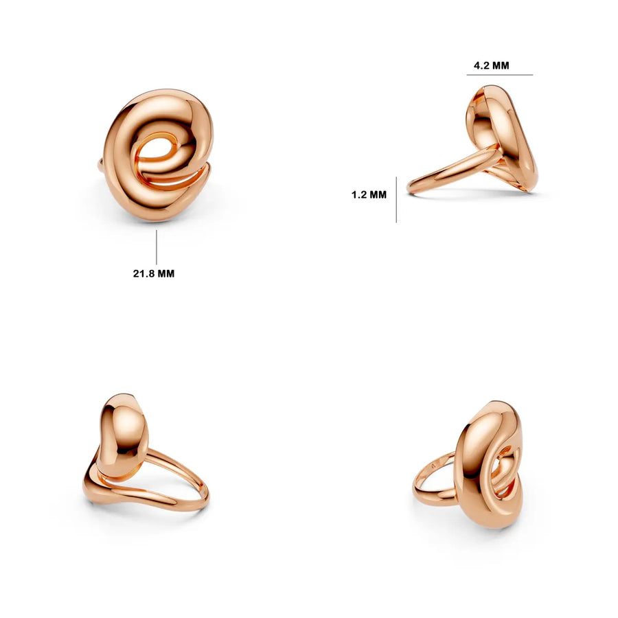 Virelune Spiral Orbit Ring