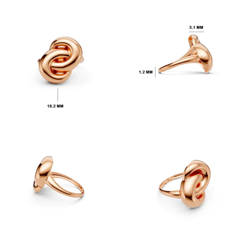 Norevra Entwined Loop Ring