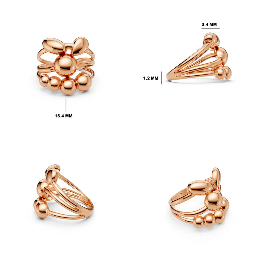 Kallista Bubble Arc Ring