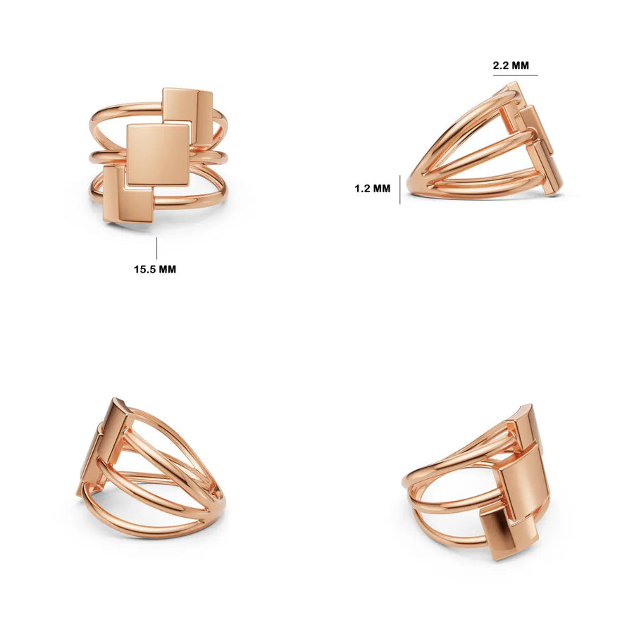 Bria Tessera Step Ring