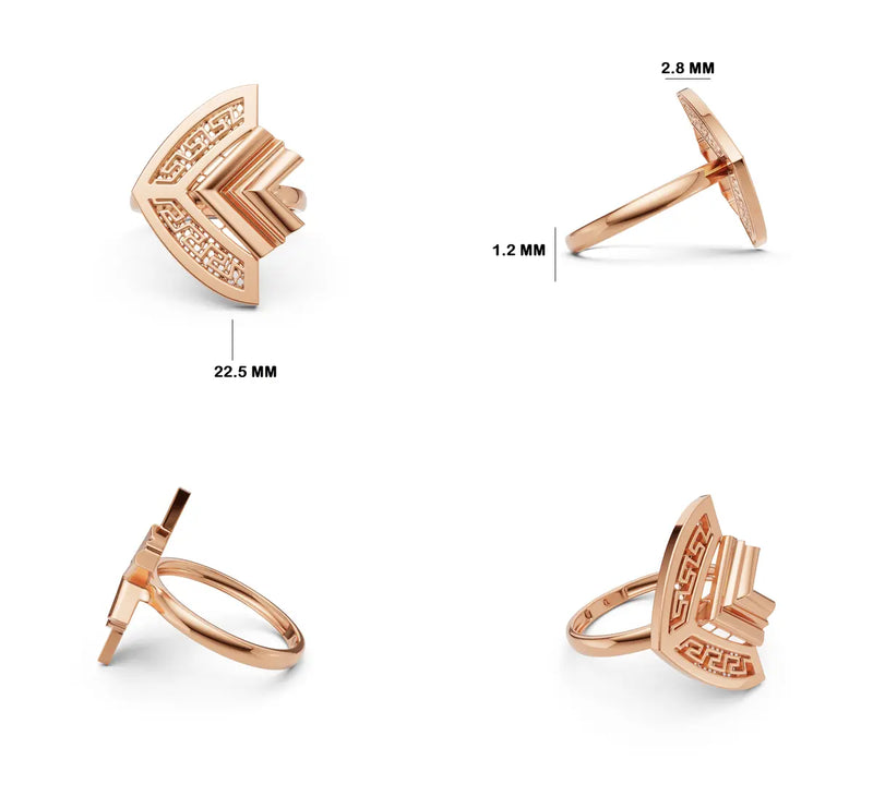 Thalia Grand Crest Ring