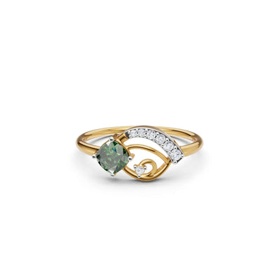 Vivante Scroll Diamond Ring