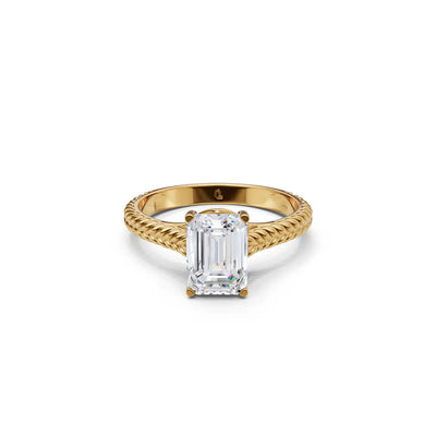 Verona Step Cut Diamond Ring