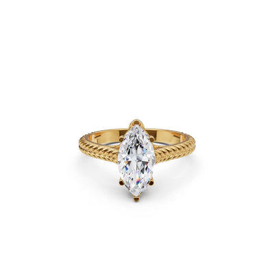 Evadne Marquise Diamond Ring