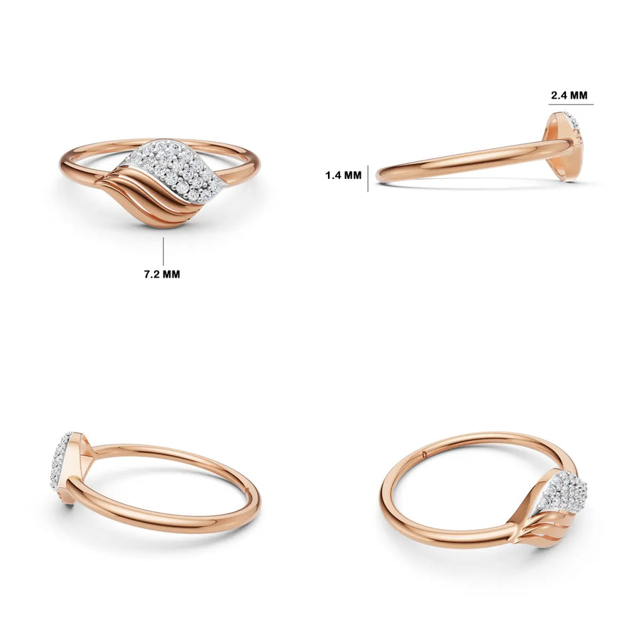 Solene Flutter Diamond Ring