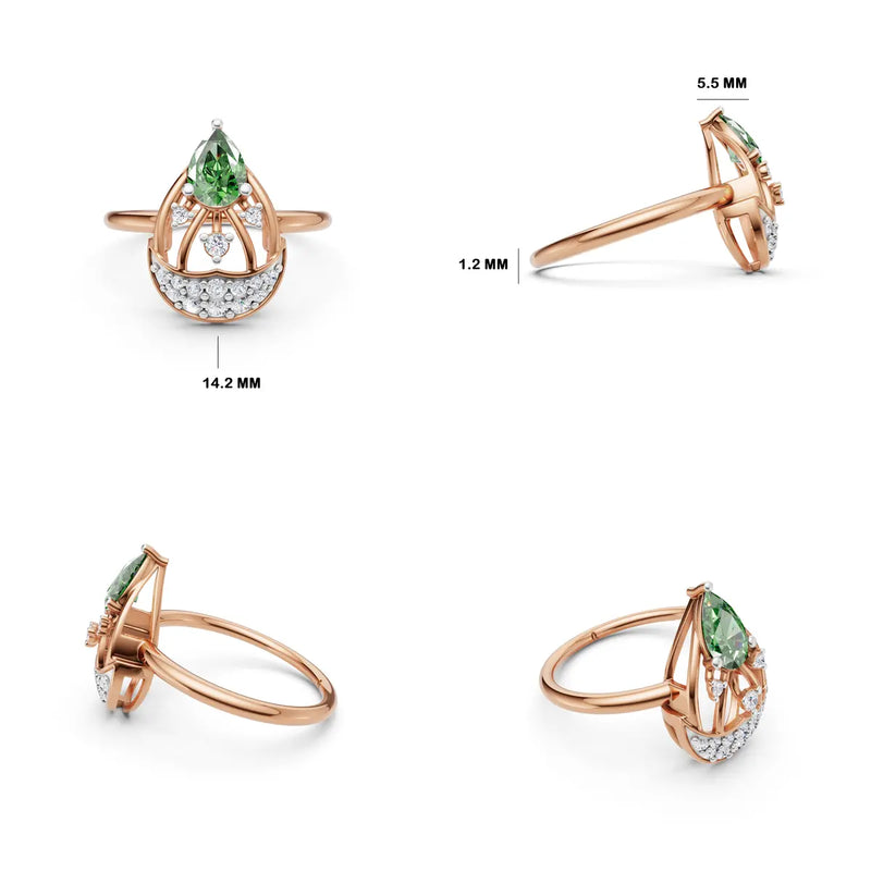 Verena Flora Diamond Ring