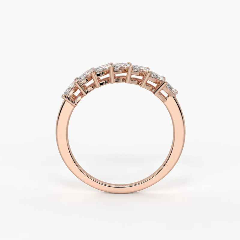Sylvena Marquise Crest Ring