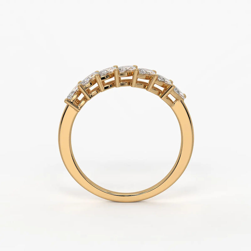 Sylvena Marquise Crest Ring