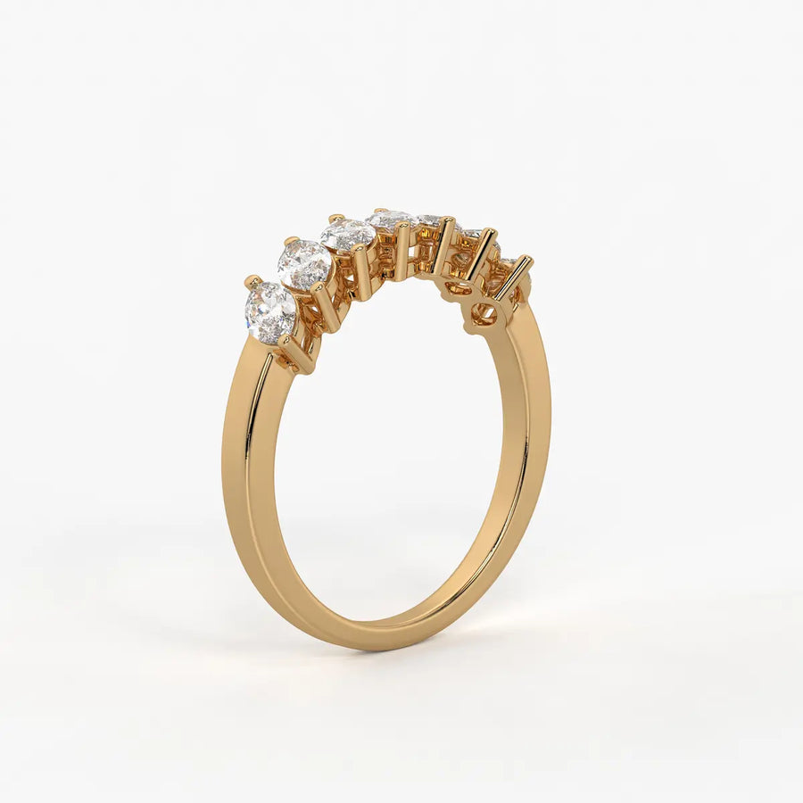Sylvena Marquise Crest Ring