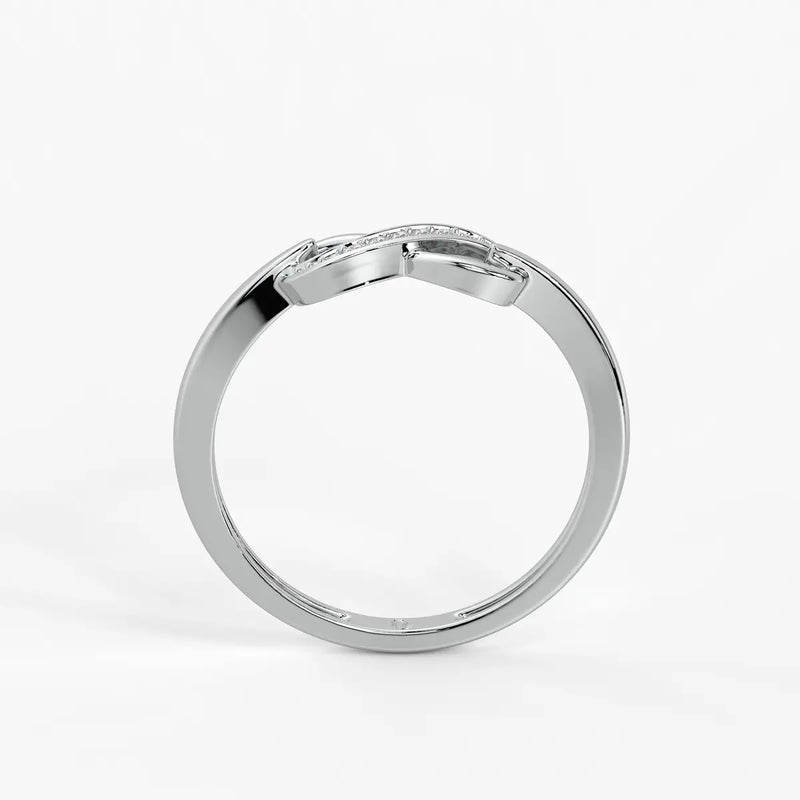 Infinity Swirl Diamond Ladies Ring