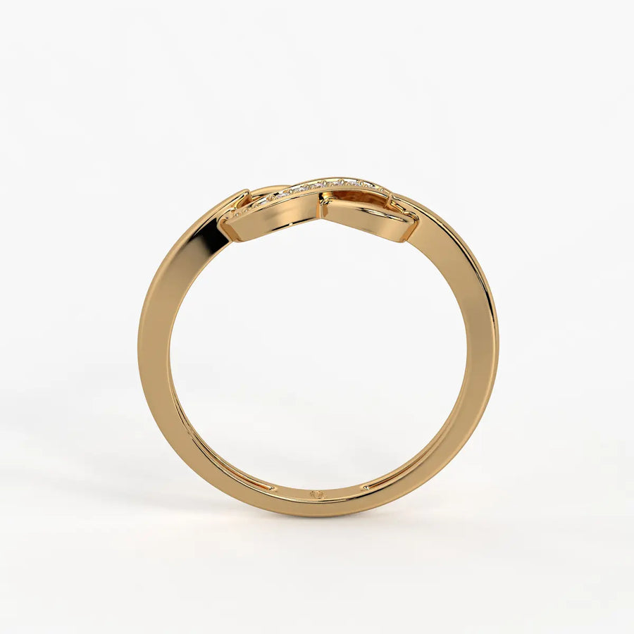 Infinity Swirl Diamond Ladies Ring