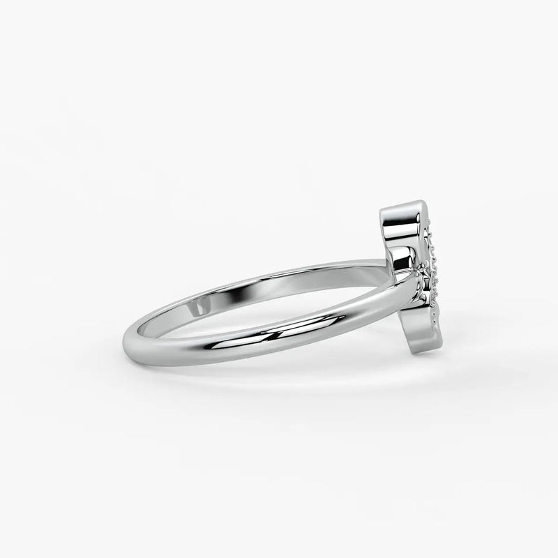 Infinity Loop Diamond Ladies Ring