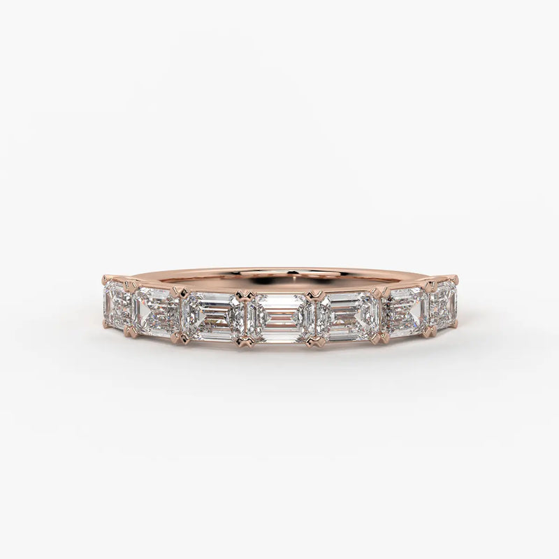 Prism?a Seven Emerald Diamond Ring