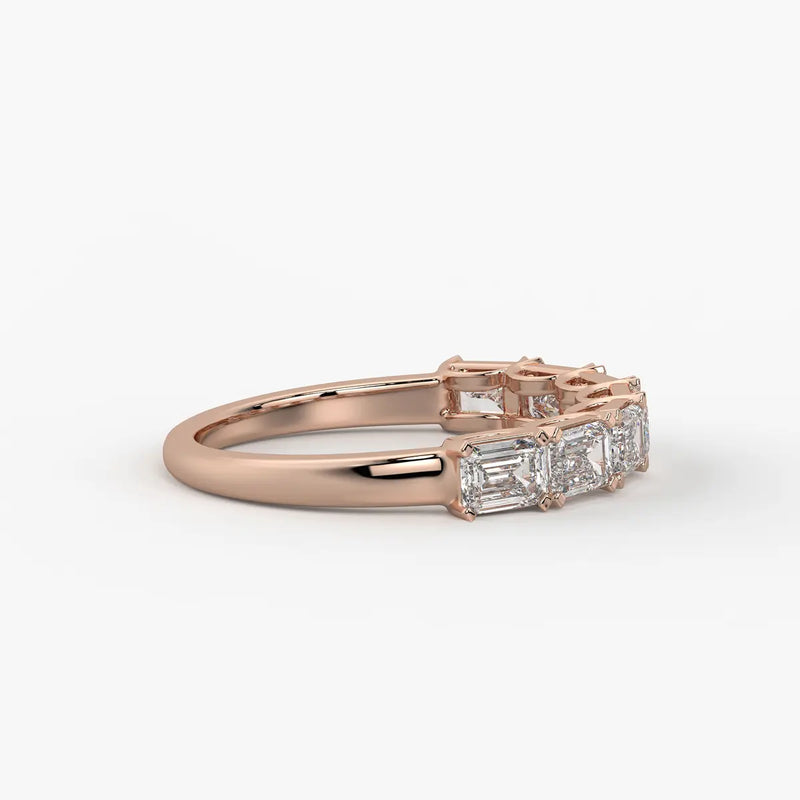 Prism?a Seven Emerald Diamond Ring