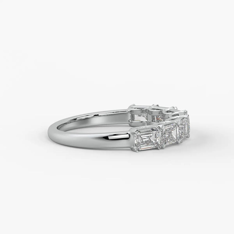 Prism?a Seven Emerald Diamond Ring