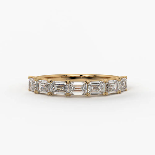 Prism?a Seven Emerald Diamond Ring