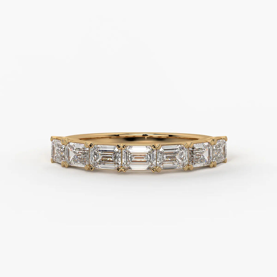 Prism?a Seven Emerald Diamond Ring