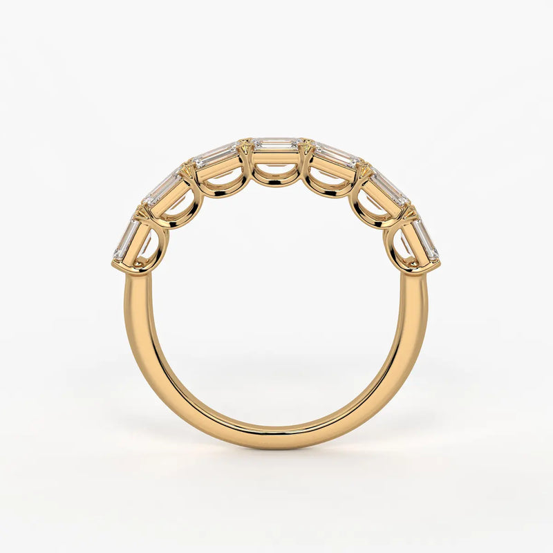 Prism?a Seven Emerald Diamond Ring
