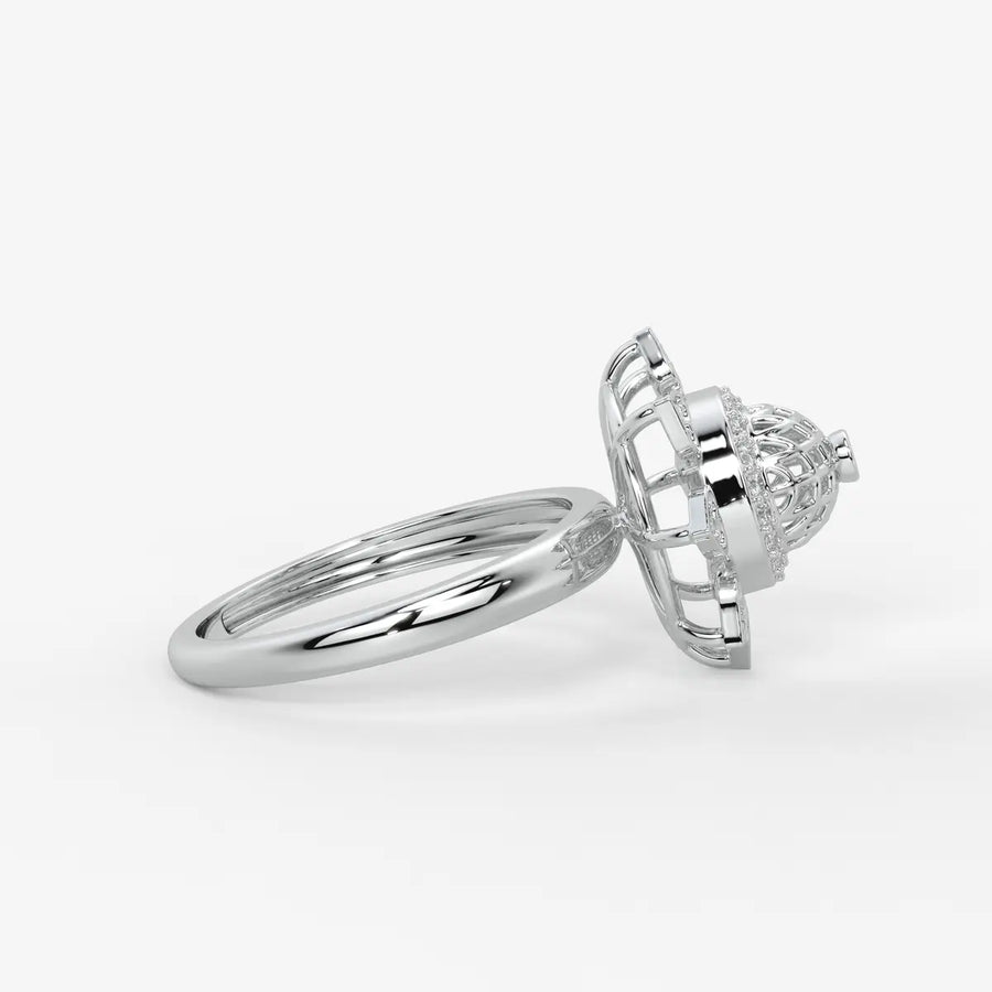 Heartwheel Diamond Ring