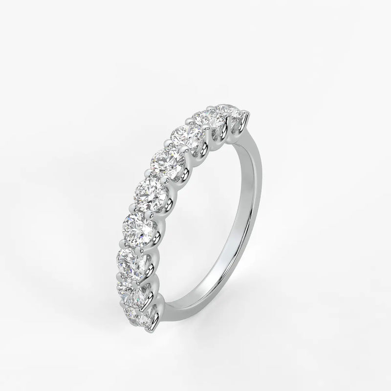 Orlisse Round Diamond Eternity Band