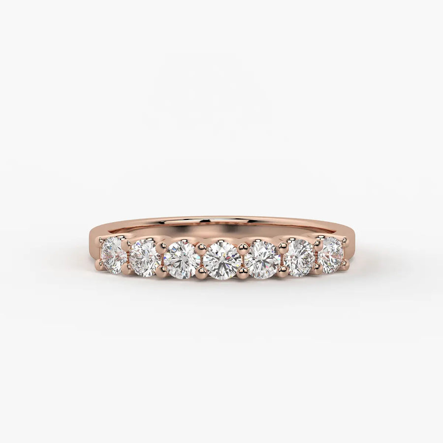 Sevenlight Diamond Line Ring