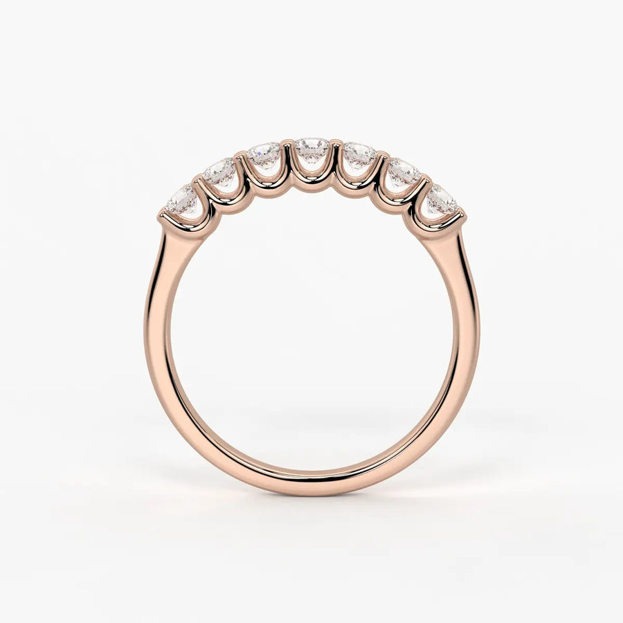 Sevenlight Diamond Line Ring