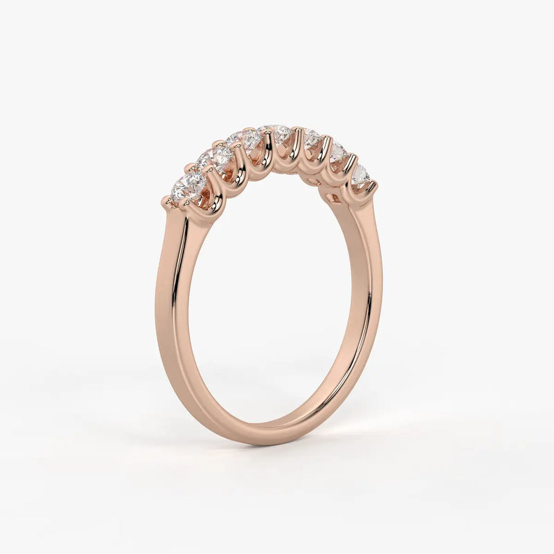Sevenlight Diamond Line Ring