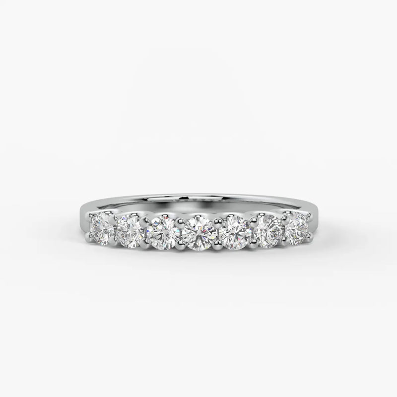Sevenlight Diamond Line Ring
