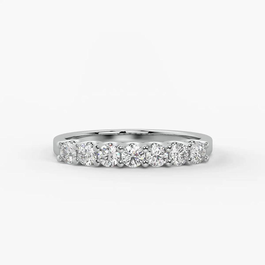 Sevenlight Diamond Line Ring