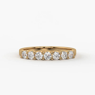 Sevenlight Diamond Line Ring