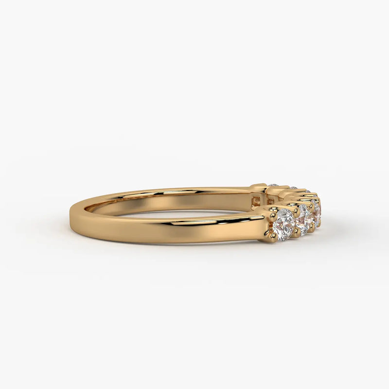 Sevenlight Diamond Line Ring