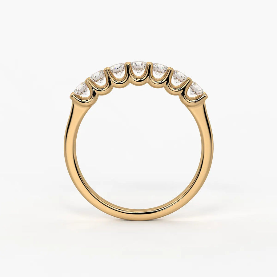 Sevenlight Diamond Line Ring
