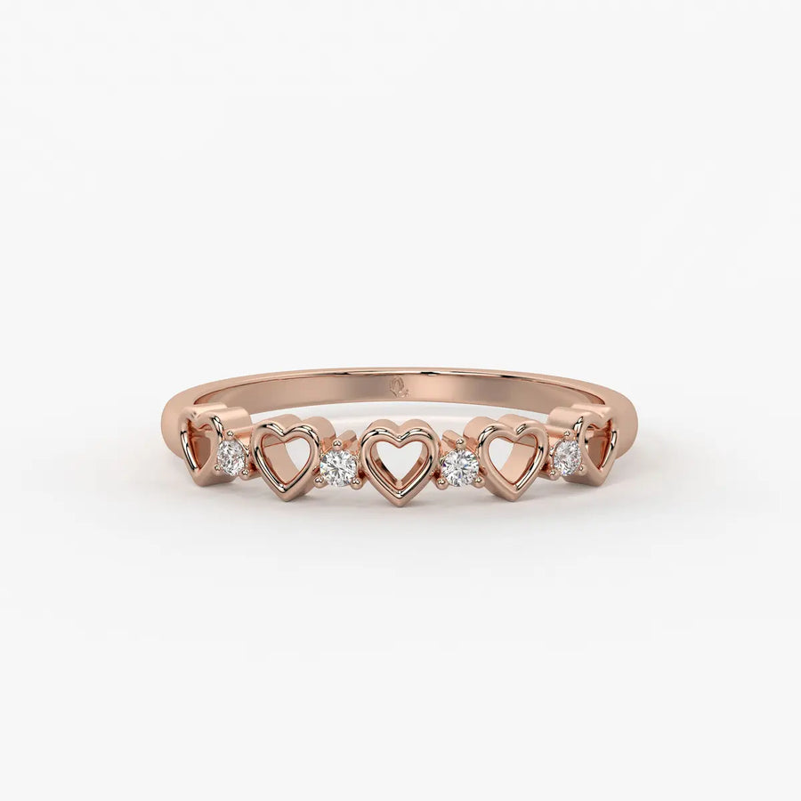 Lovelle Hearts & Sparkle Ring