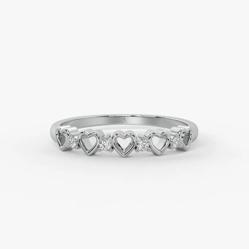 Lovelle Hearts & Sparkle Ring