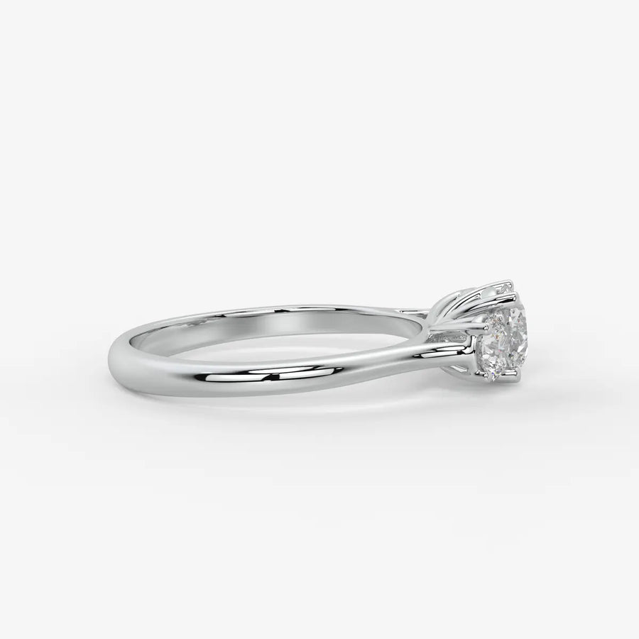 Orivanta Round Trilogy Diamond Ring