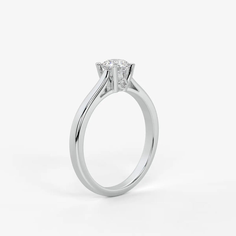 Solv?ra Round Solitaire Diamond Ring