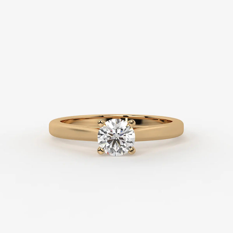Solv?ra Round Solitaire Diamond Ring