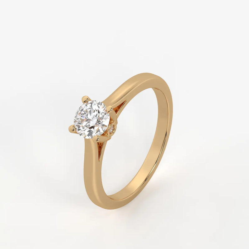 Solv?ra Round Solitaire Diamond Ring