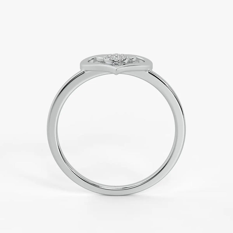 Mimiheart Diamond Charm Ring