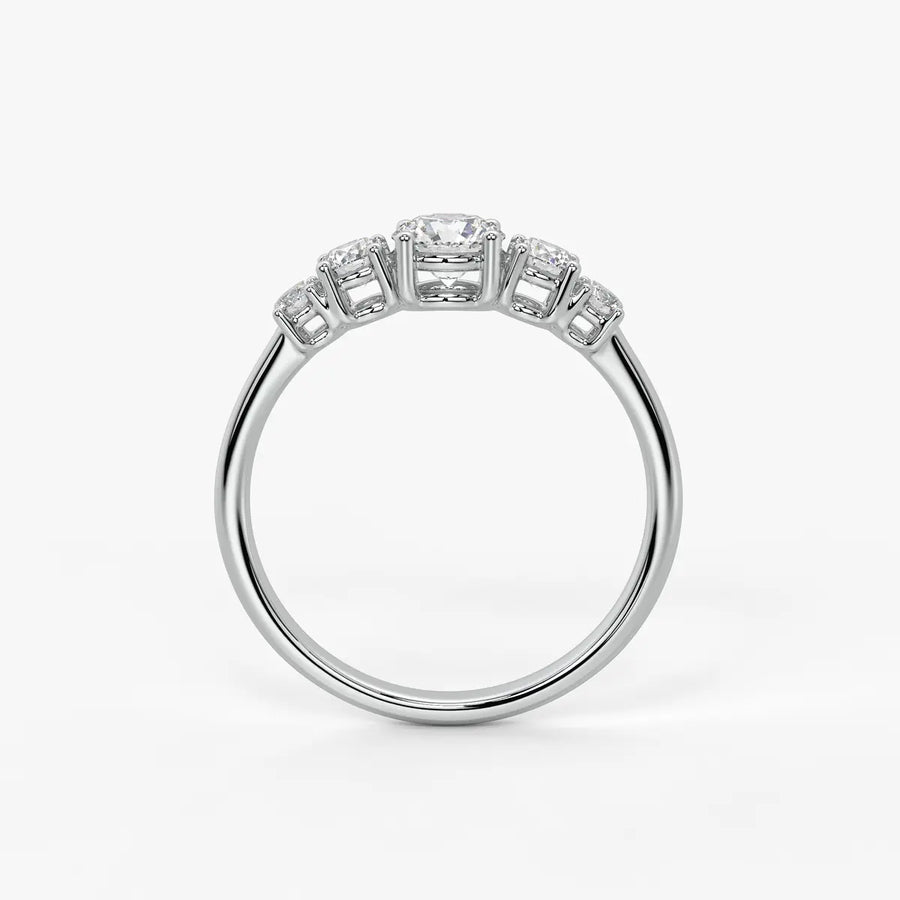 Halovera Cascade Diamond Ring