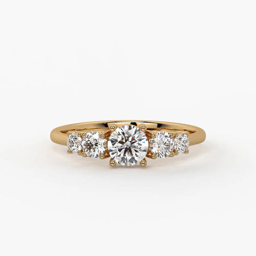 Halovera Cascade Diamond Ring