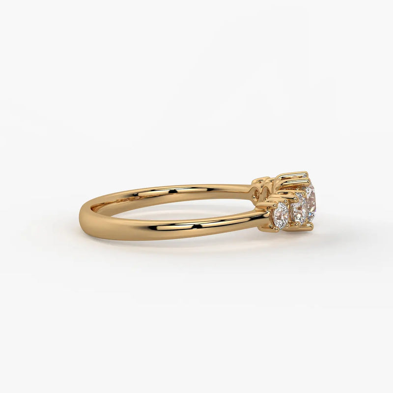Halovera Cascade Diamond Ring