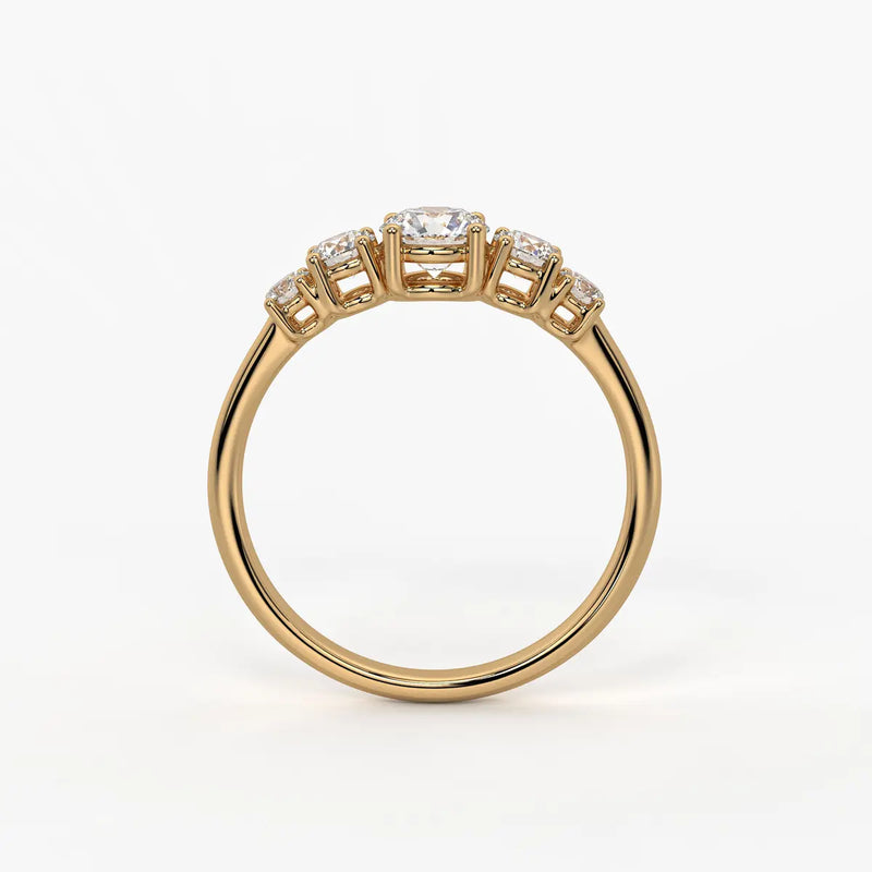Halovera Cascade Diamond Ring
