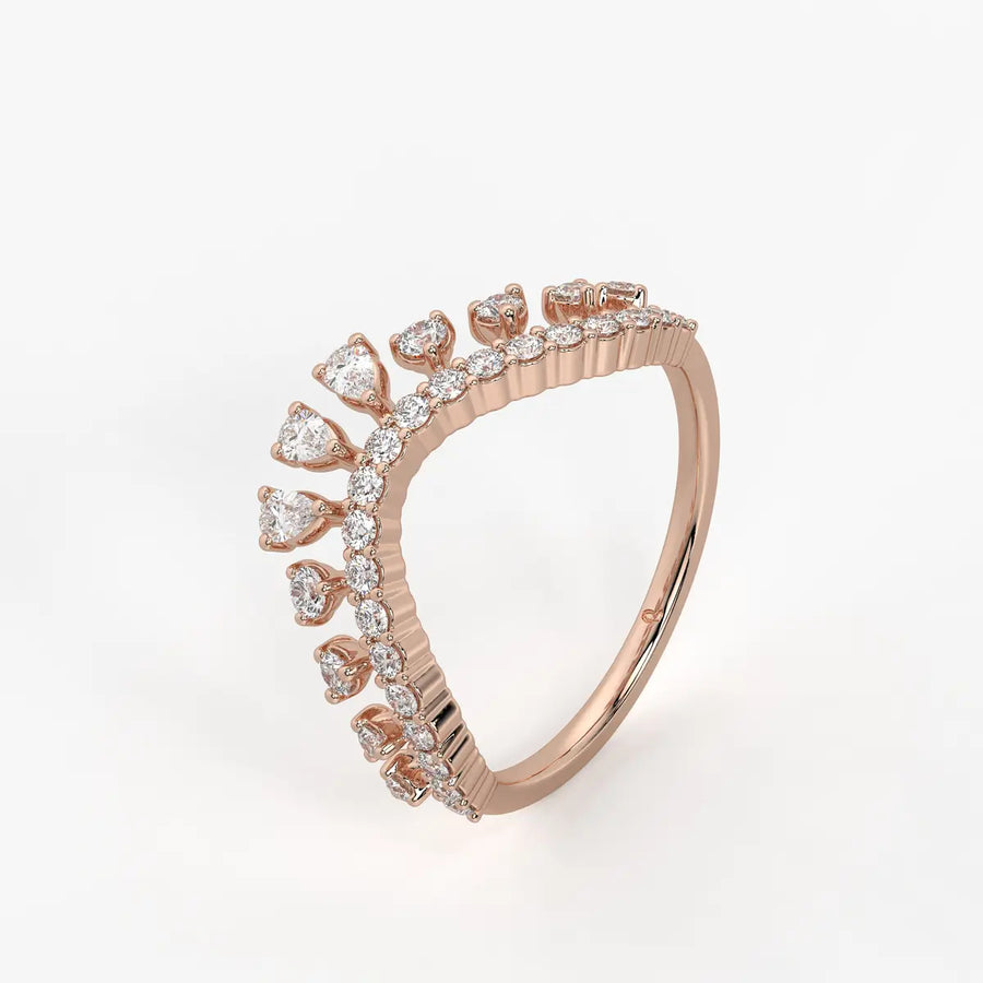 Royal Crown Diamond Ring