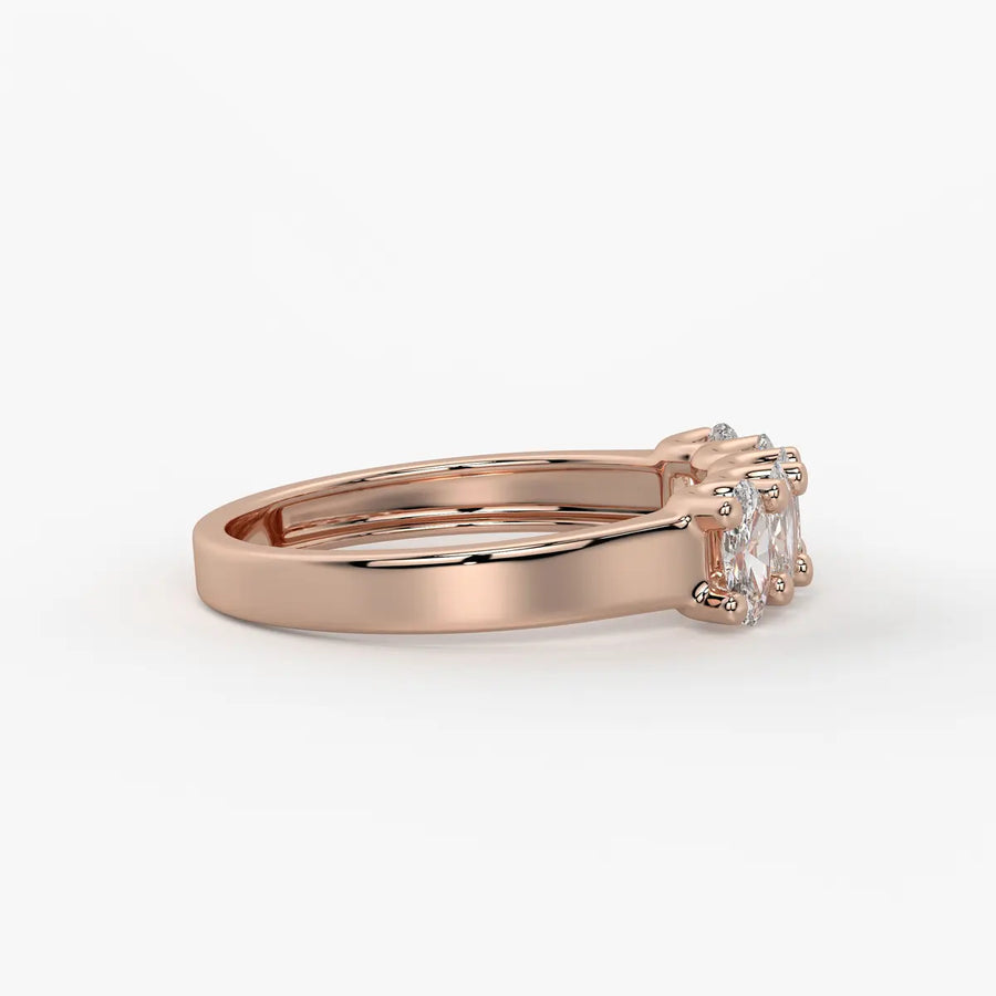 Olyra Curve Diamond Ring