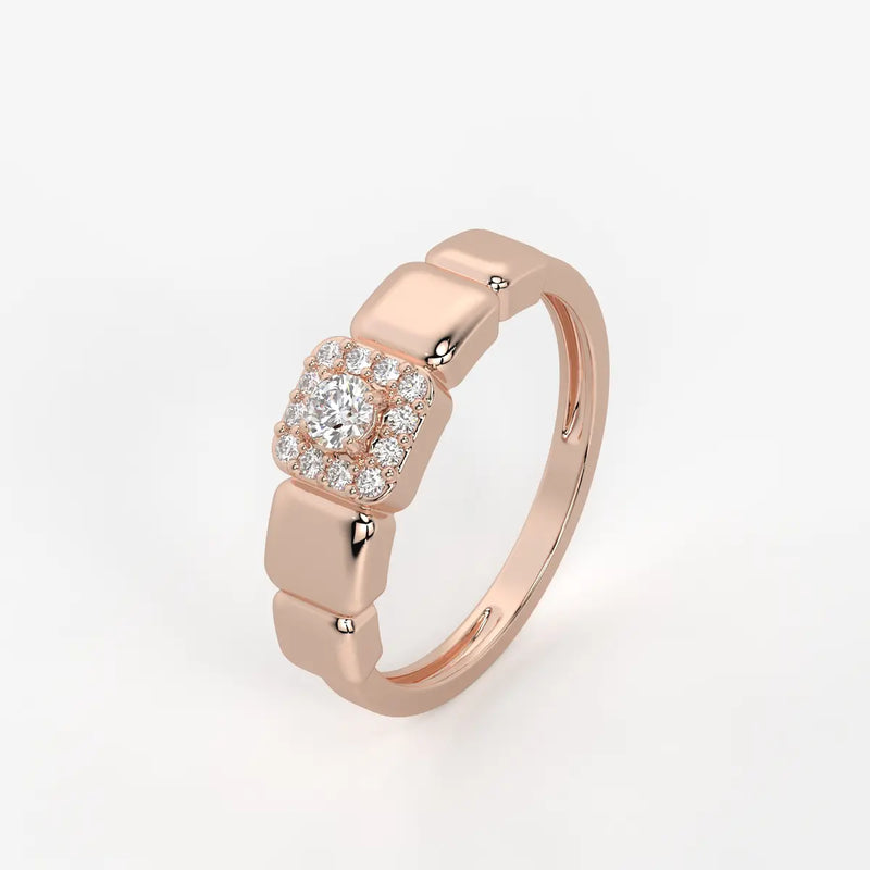 Orlina Cushion Halo Diamond Statement Ring