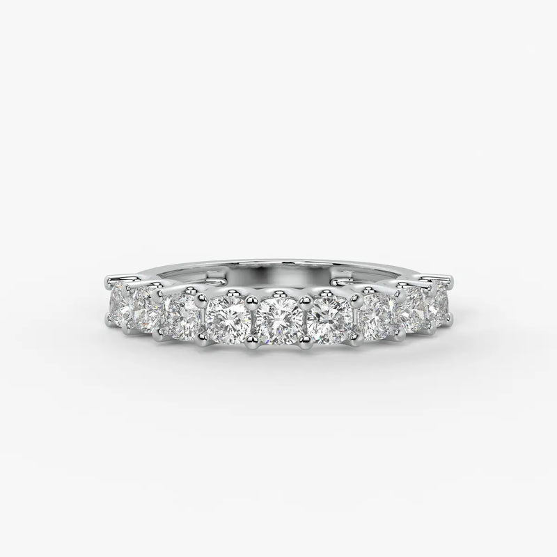 Cushlina Cushion Diamond Eternity Band