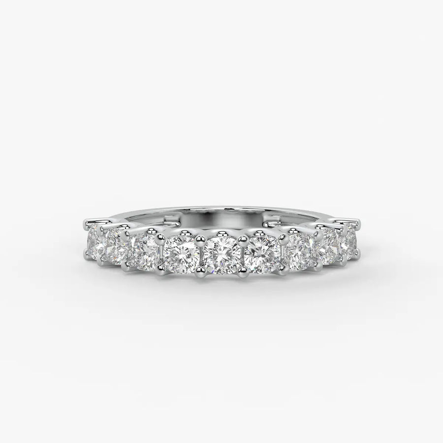 Cushlina Cushion Diamond Eternity Band