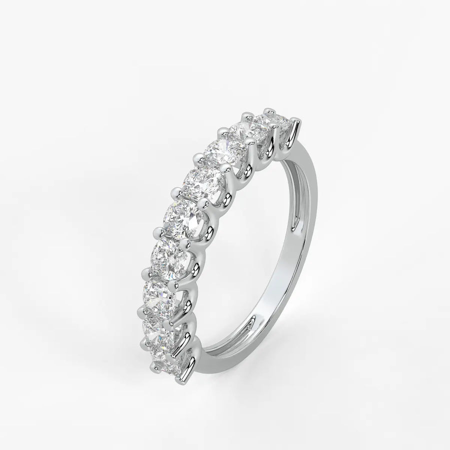Cushlina Cushion Diamond Eternity Band