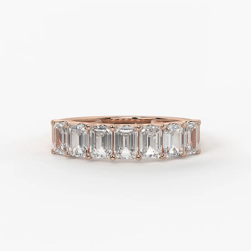 Linear Step Diamond Ring